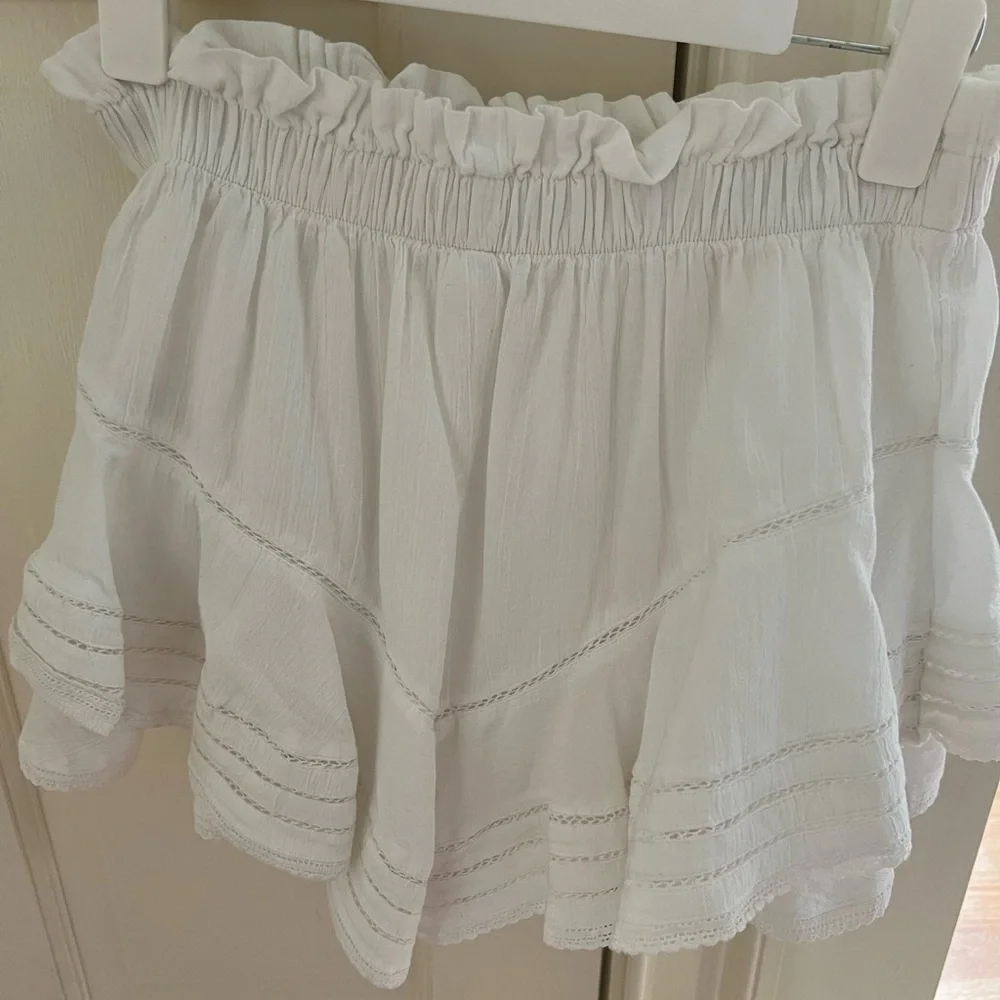 Aerie White Ruffle Skort - Picture 4 of 6